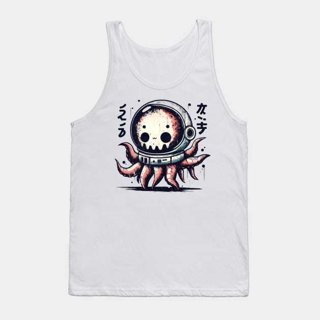 Octopus astronaut horror Tank Top by Evgmerk